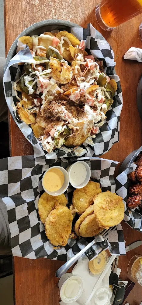 Redneck Nachos and Fried Green Tomatoes